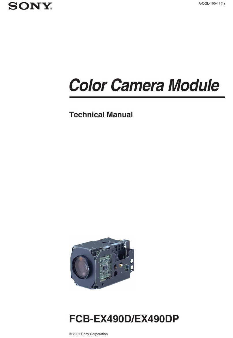 Sony FCBEX490D User manual