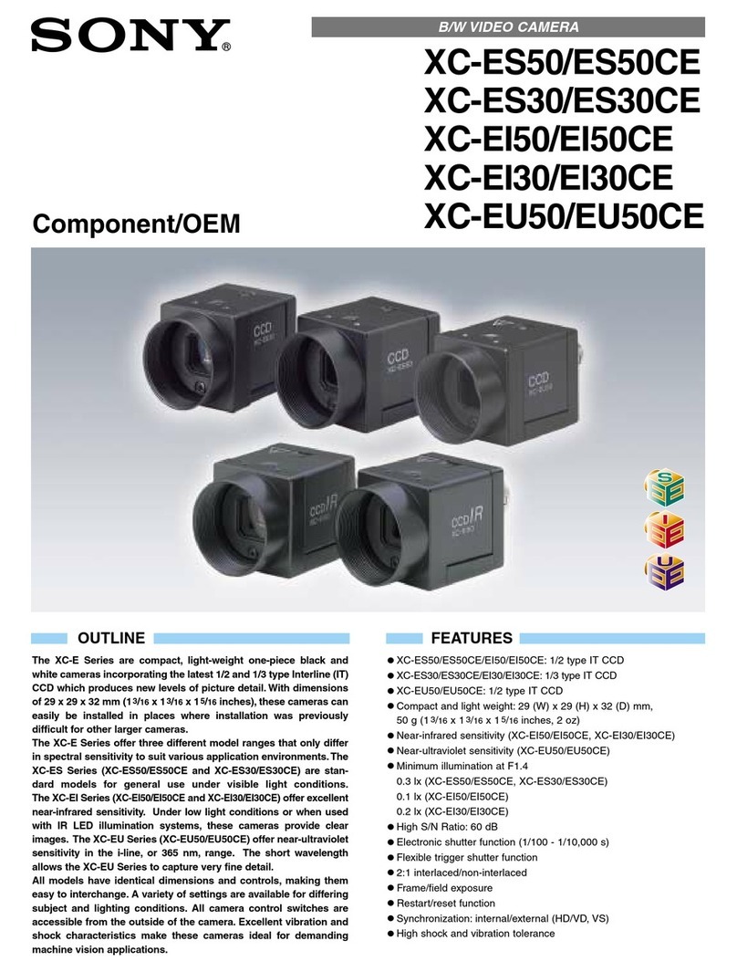 Sony XC-ES50 User manual Sony XC-ES50 User manual