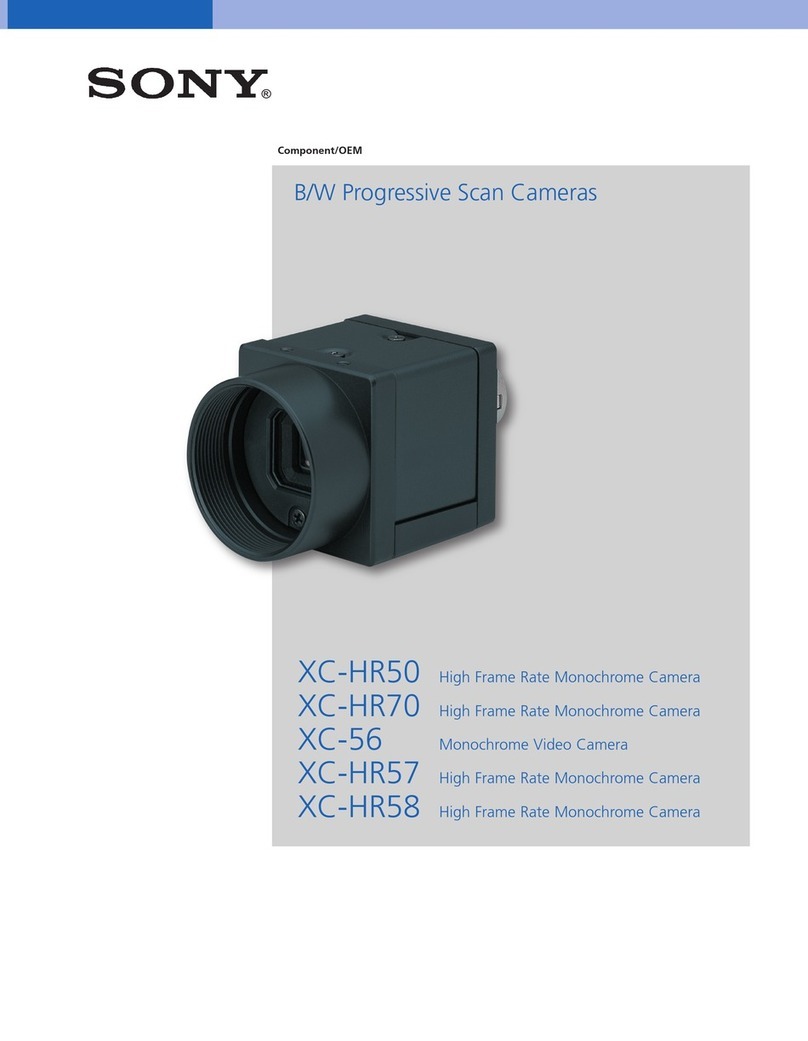 Sony XC-HR50 User manual Sony XC-HR50 User manual