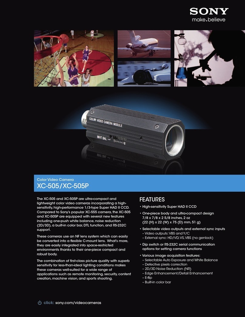 Sony XC505 brochure