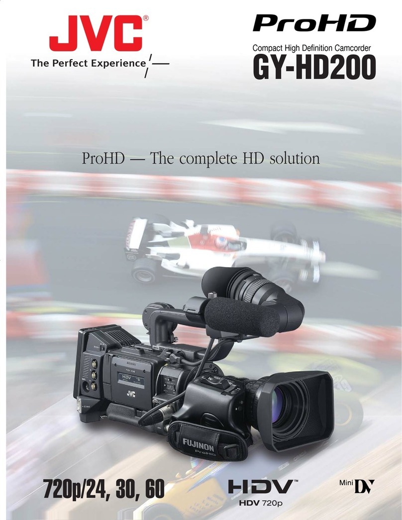 JVC HD200CHU - GY Camcorder - 1080i User manual JVC HD200CHU - GY Camcorder - 1080i User manual