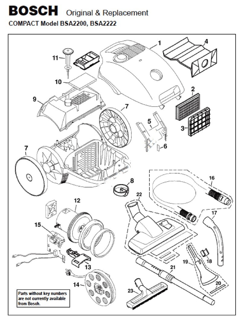 Bosch BSA2200 User manual