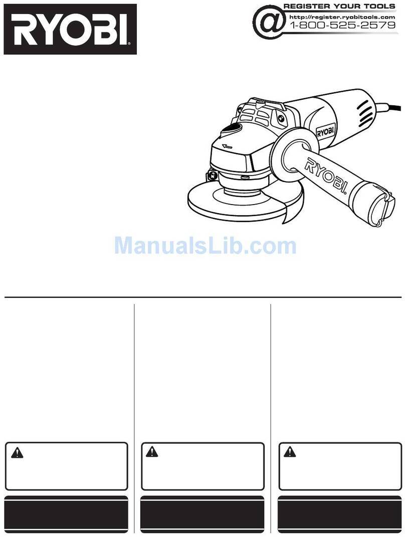 Ryobi AG403 User manual