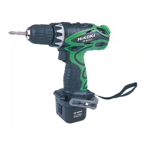 Hitachi WR9DMR - Power Tools 9.6V 3/8" Impact Wrench User manual