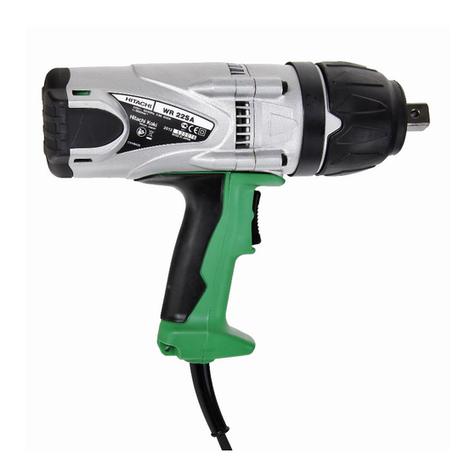Hitachi WR22SA - 3/4" Impact Wrench User manual