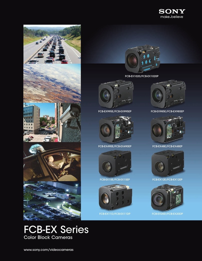 Sony FCBEX12E User manual