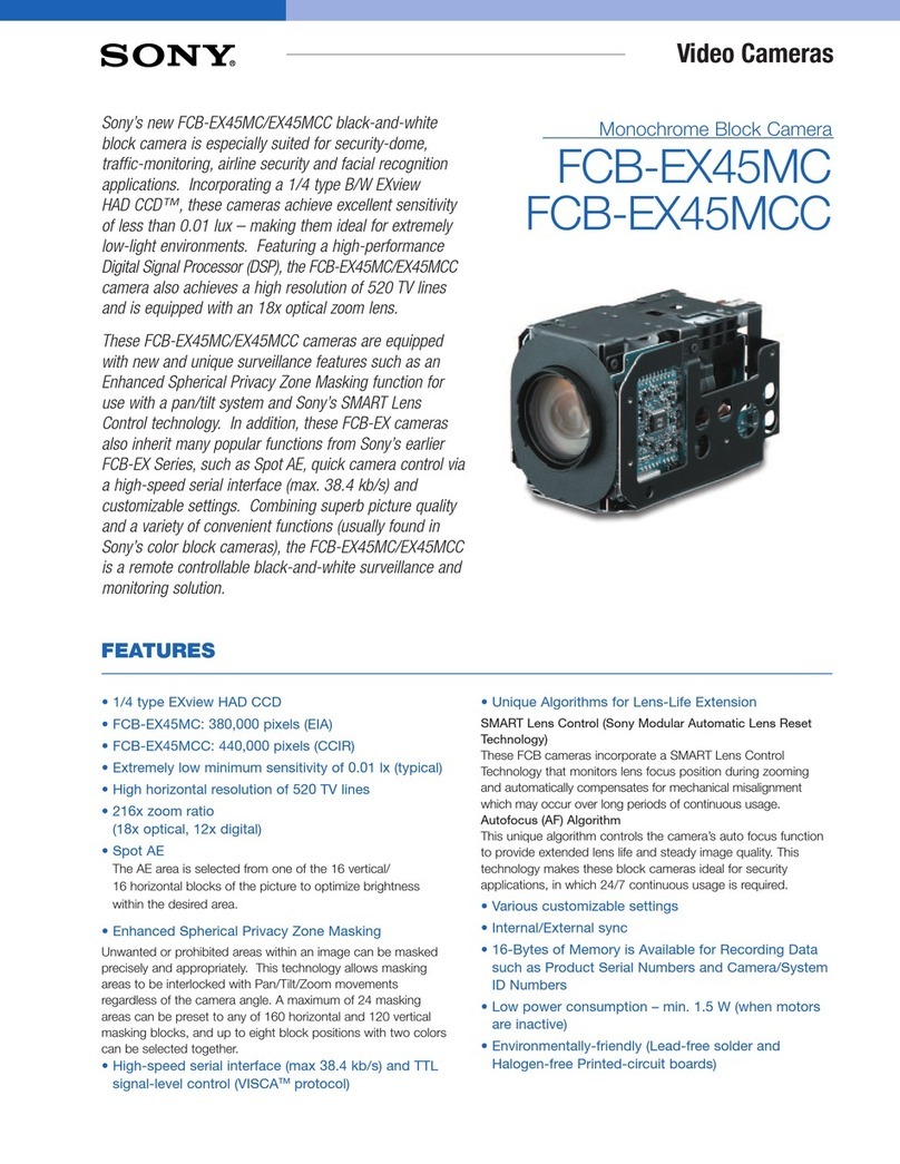 Sony FCB-EX45MC User manual