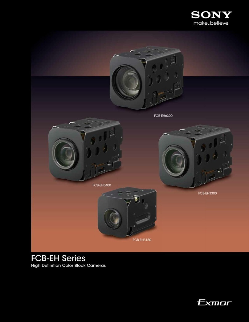 Sony FCBEH3150 User manual