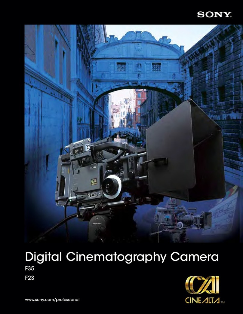 Sony F35 Cinealta User manual