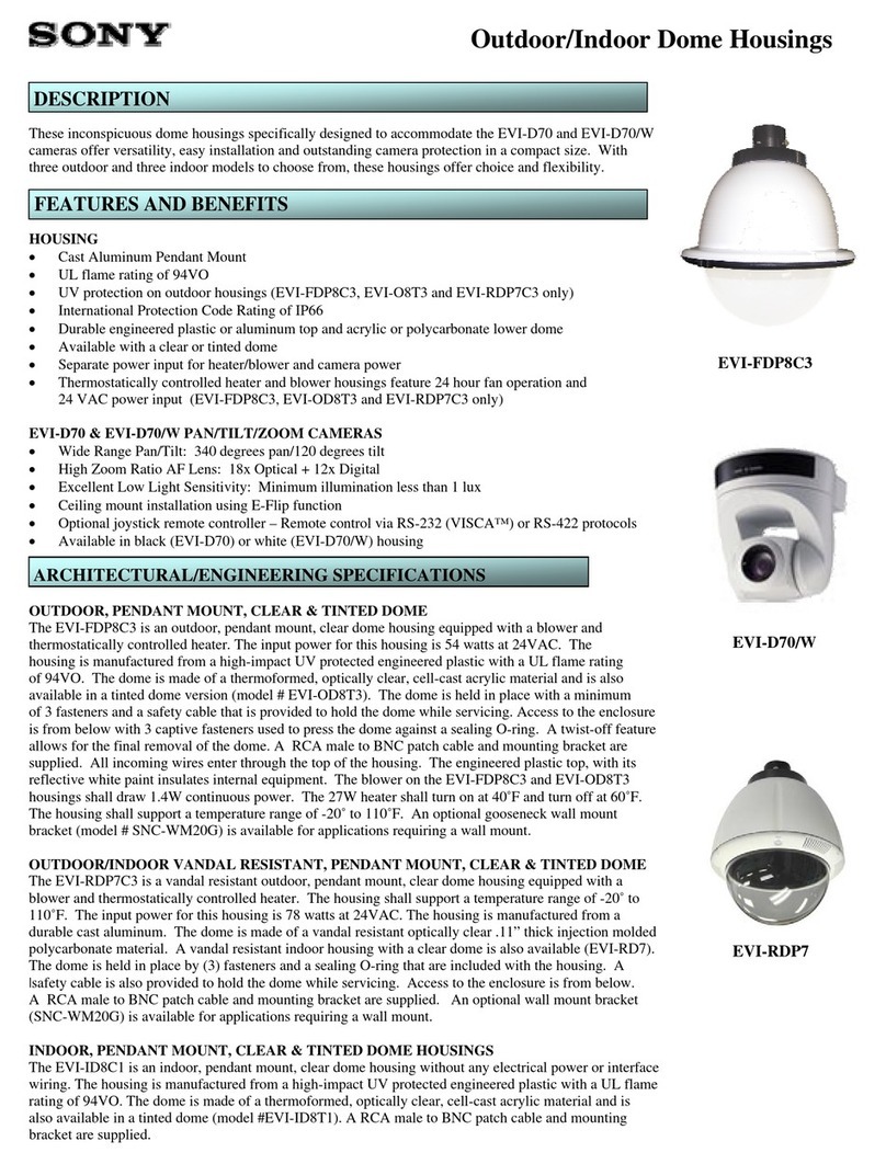 Sony EVI-FDP8C3 User manual