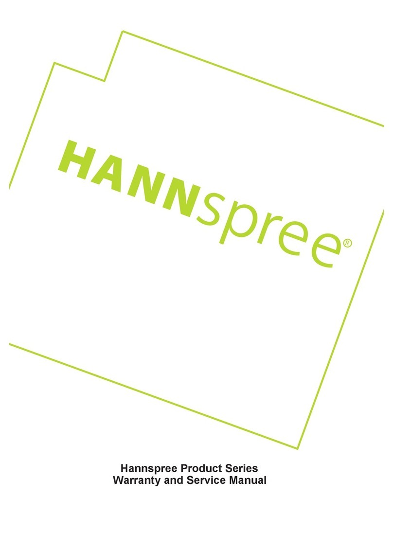 HANNspree LT09-10U1-000 Warranty and Service Manual