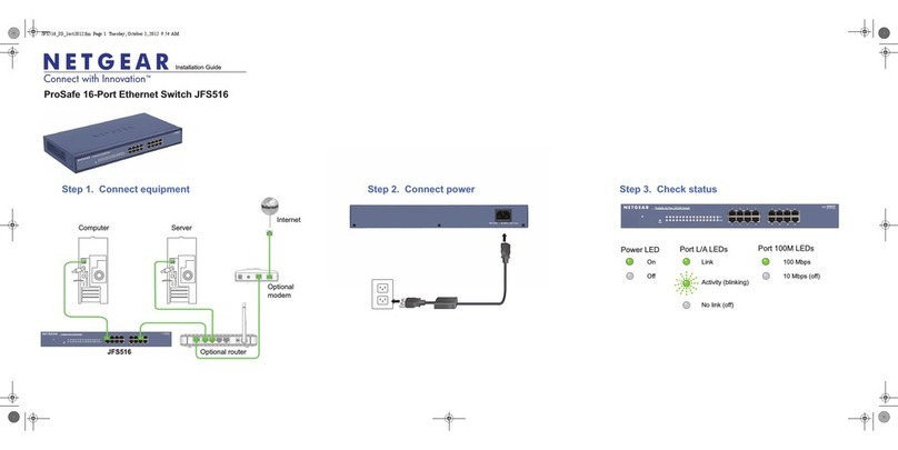NETGEAR JFS516NA User manual