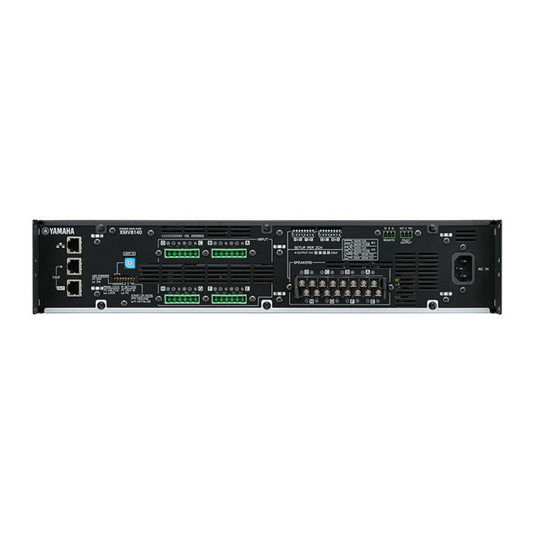 Yamaha XMV8140 User manual