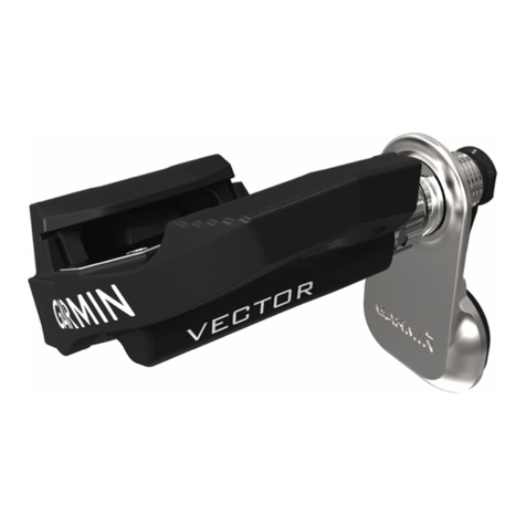 Garmin Vector owner's manual