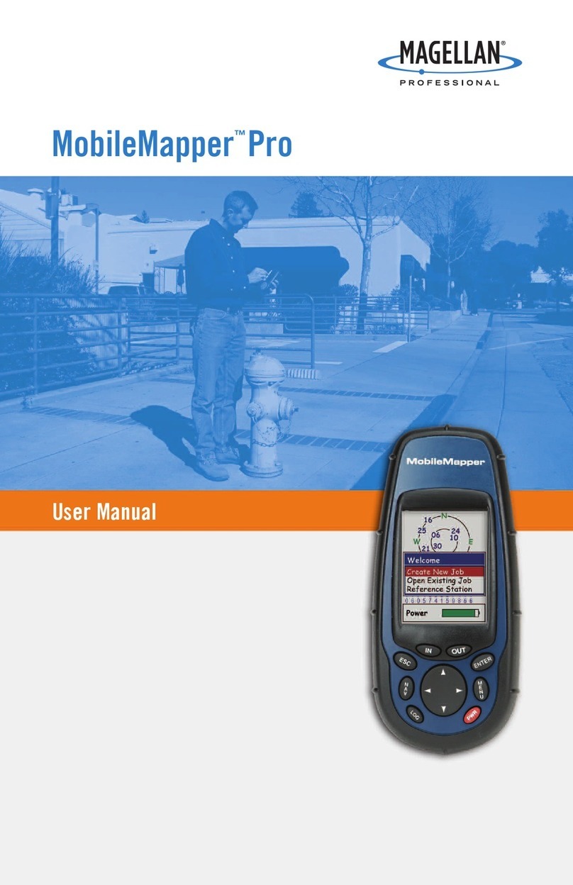 Magellan MobileMapper - GPS Software user manual