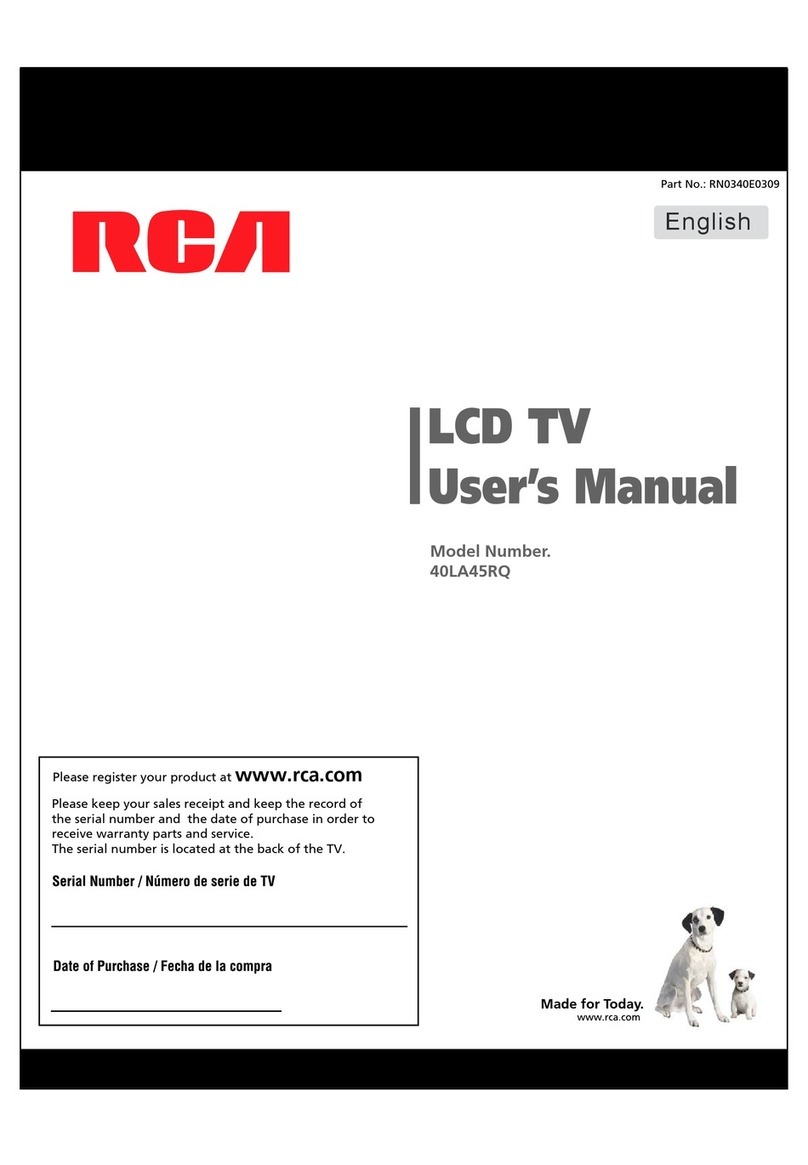RCA 40LA45RQ user manual