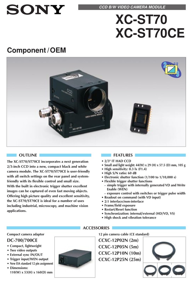 Sony XCST70 User manual Sony XCST70 User manual