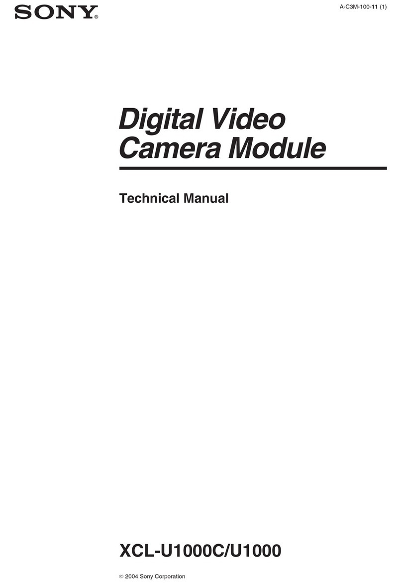 Sony XCL-U1000 User manual