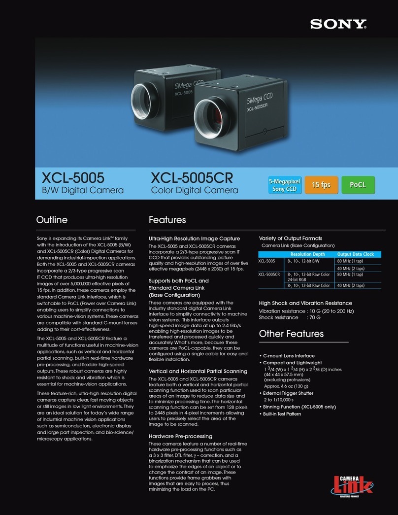 Sony XCL5005 Assembly Instructions