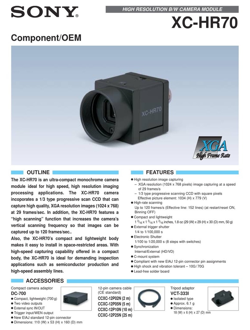 Sony XCHR70 User guide