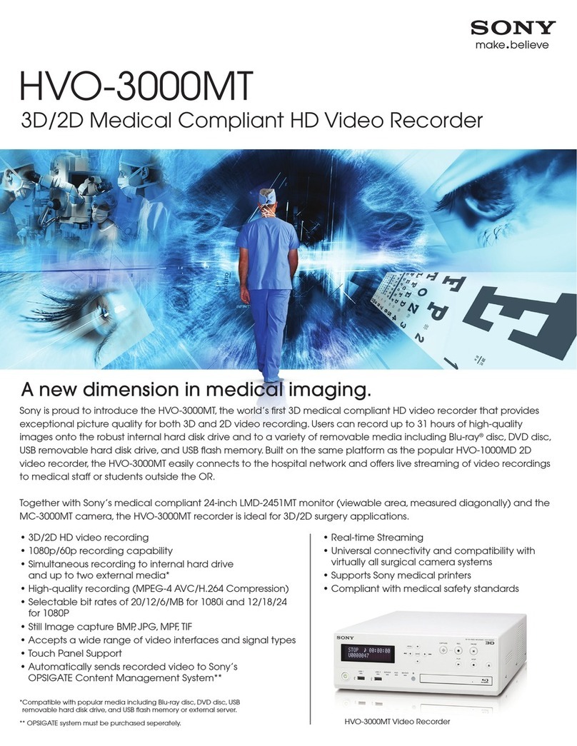 Sony HVO3000MT User manual