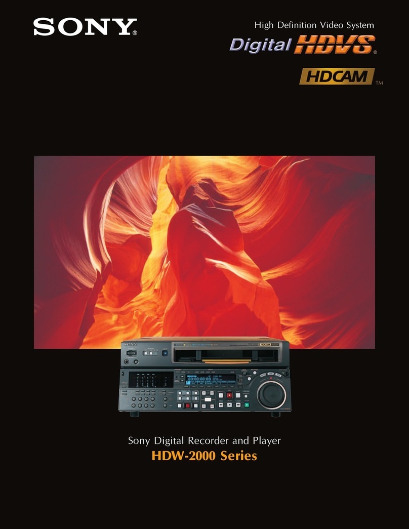 Sony HDW2000/20 brochure
