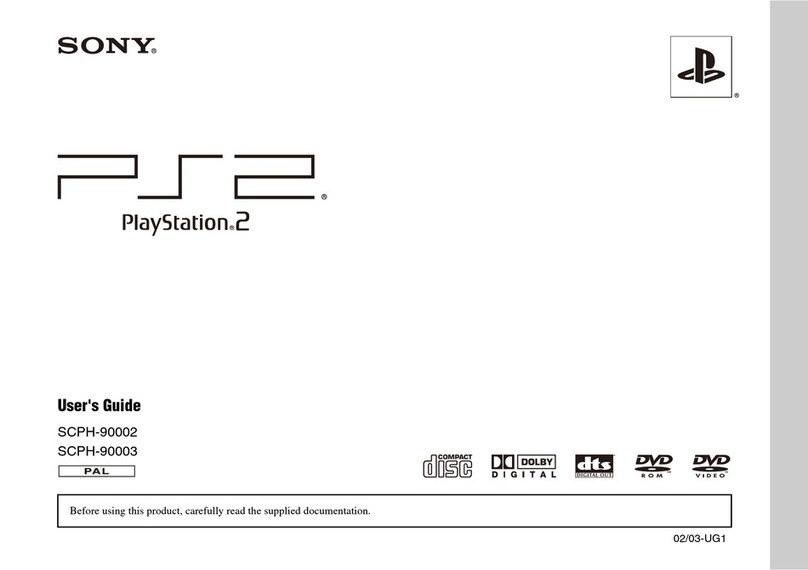 Sony 97003 -  2 Game Console User manual