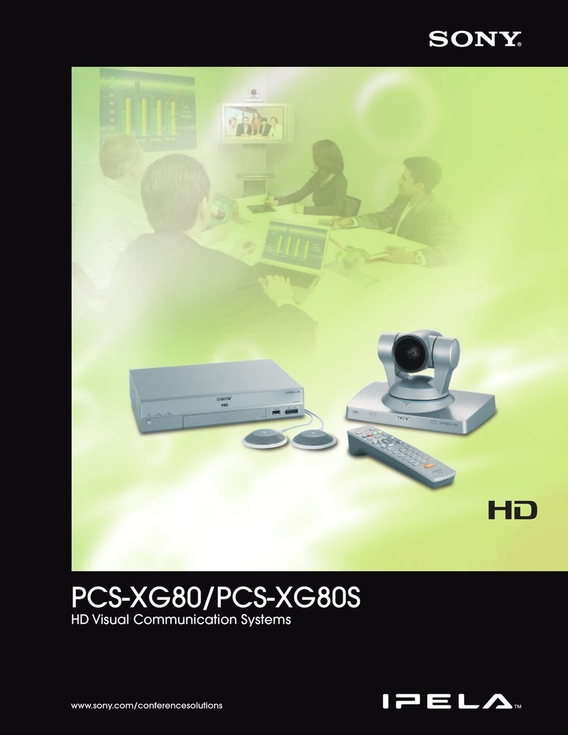 Sony Ipela PCS-XG80S User manual