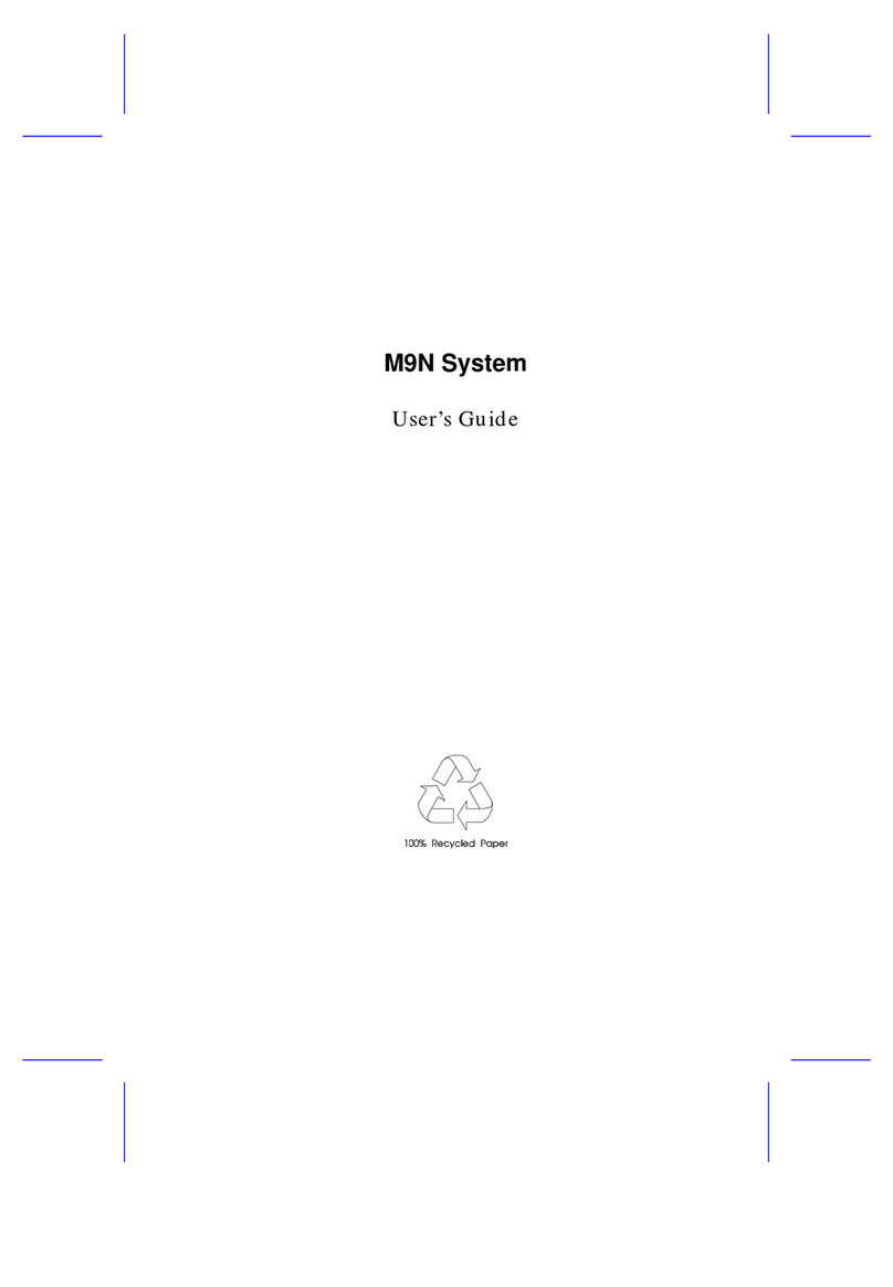 Acer M9N System User manual