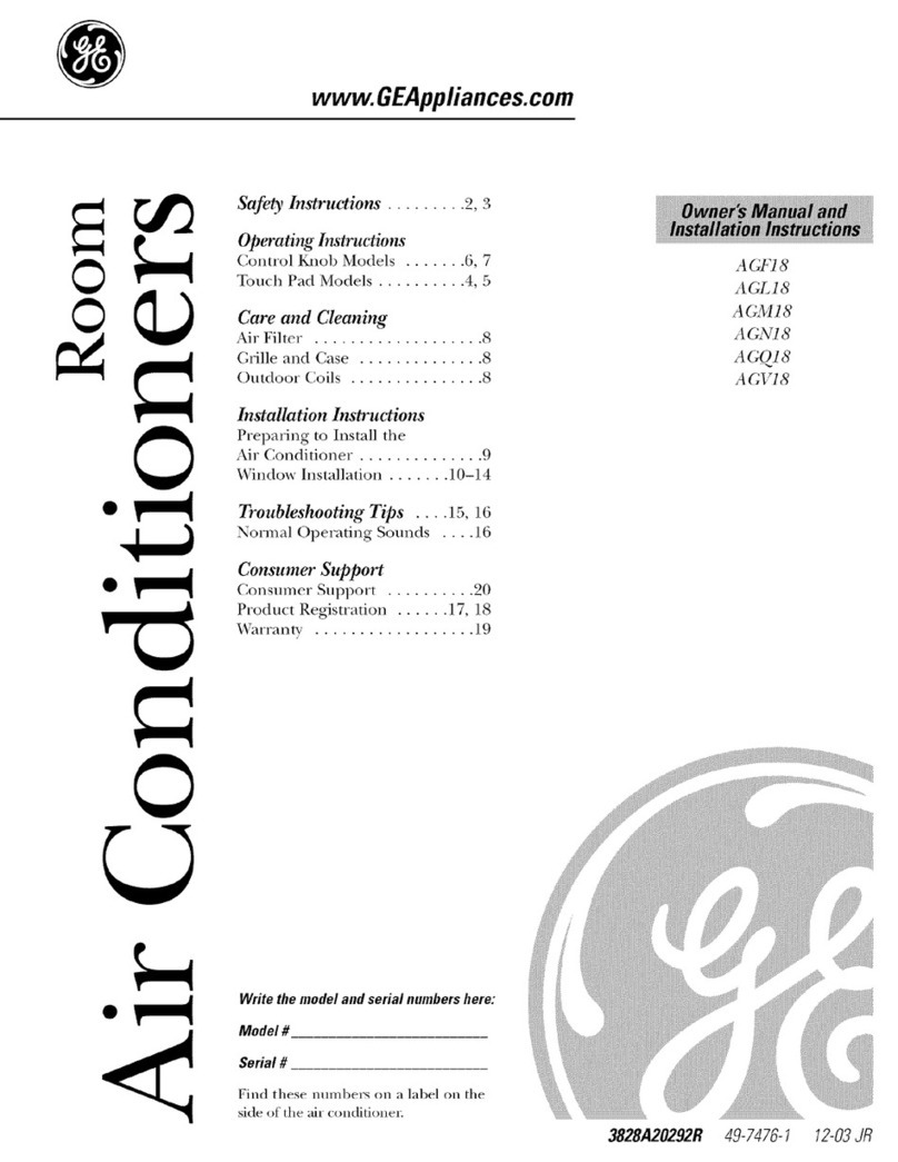 GE AGF18 Original instructions