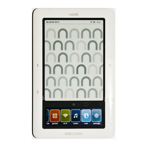 Barnes & Noble NOOK 1st Edition User manual