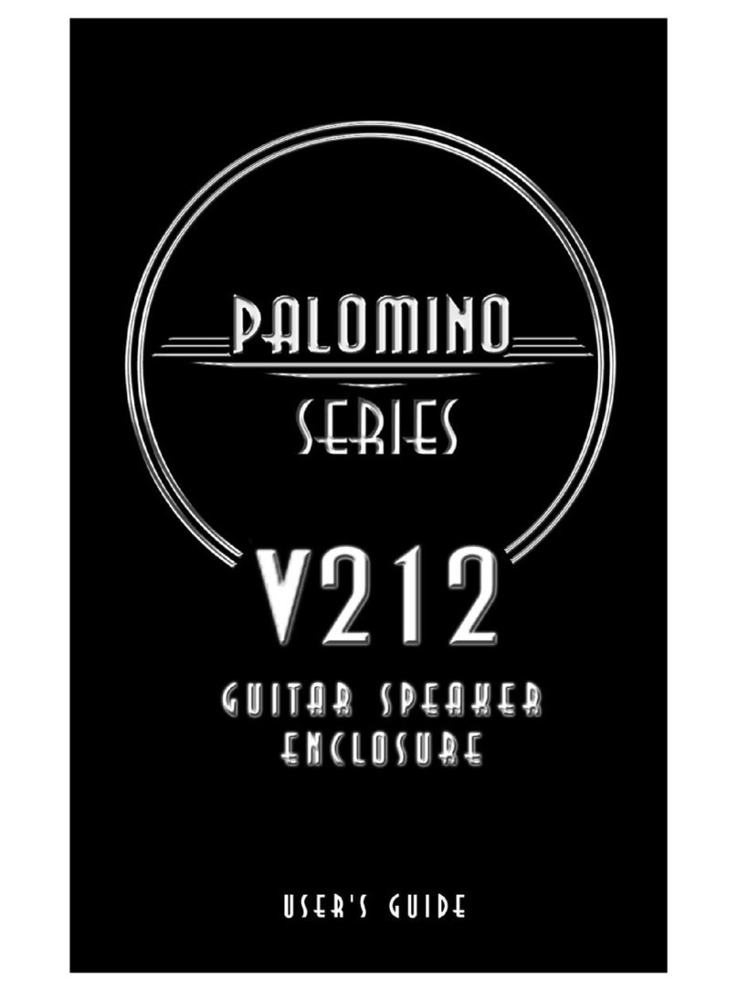 Crate Palomino V212 owner's manual
