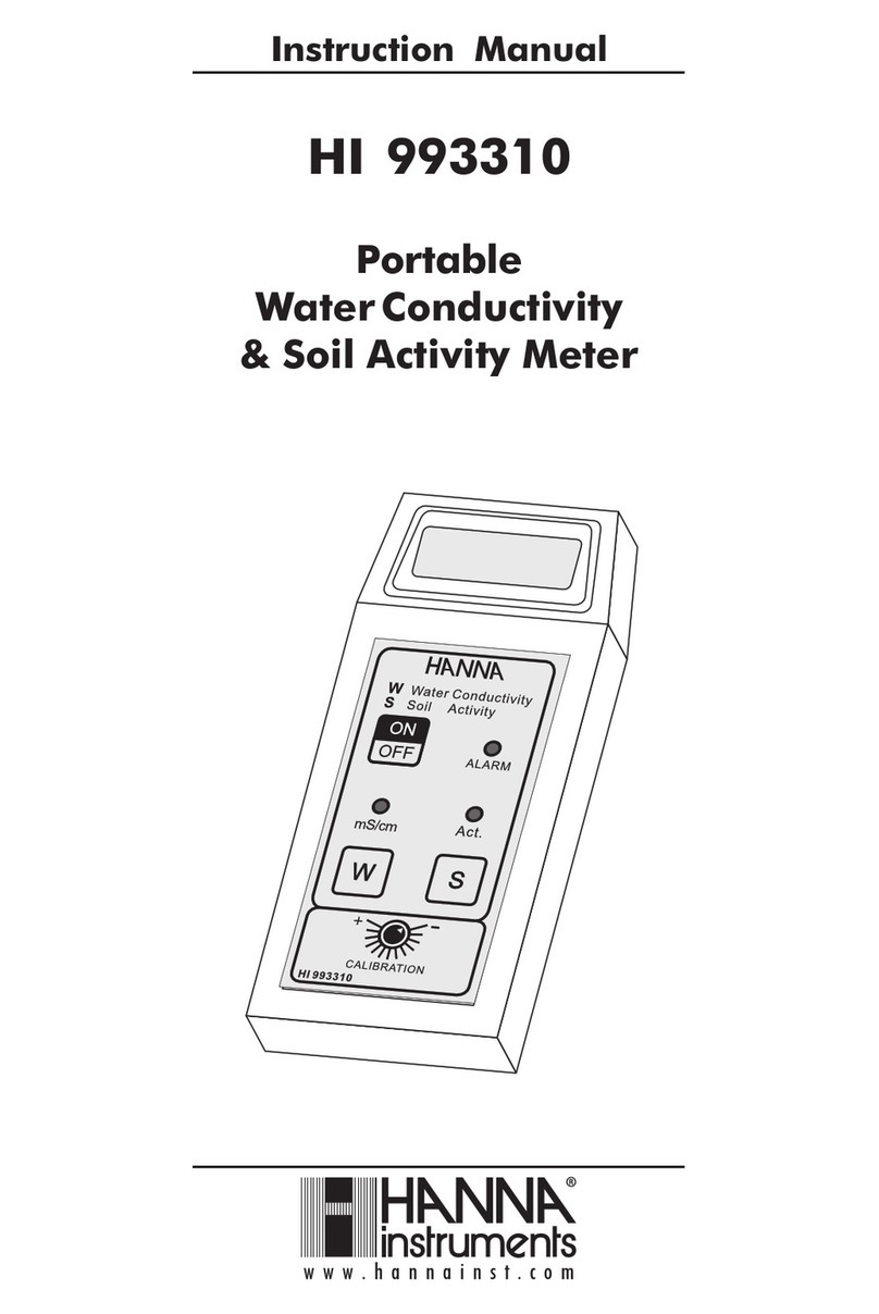 Hanna Instruments HI 993310 User manual