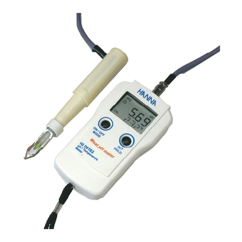 Hanna Instruments HI 99163 User manual