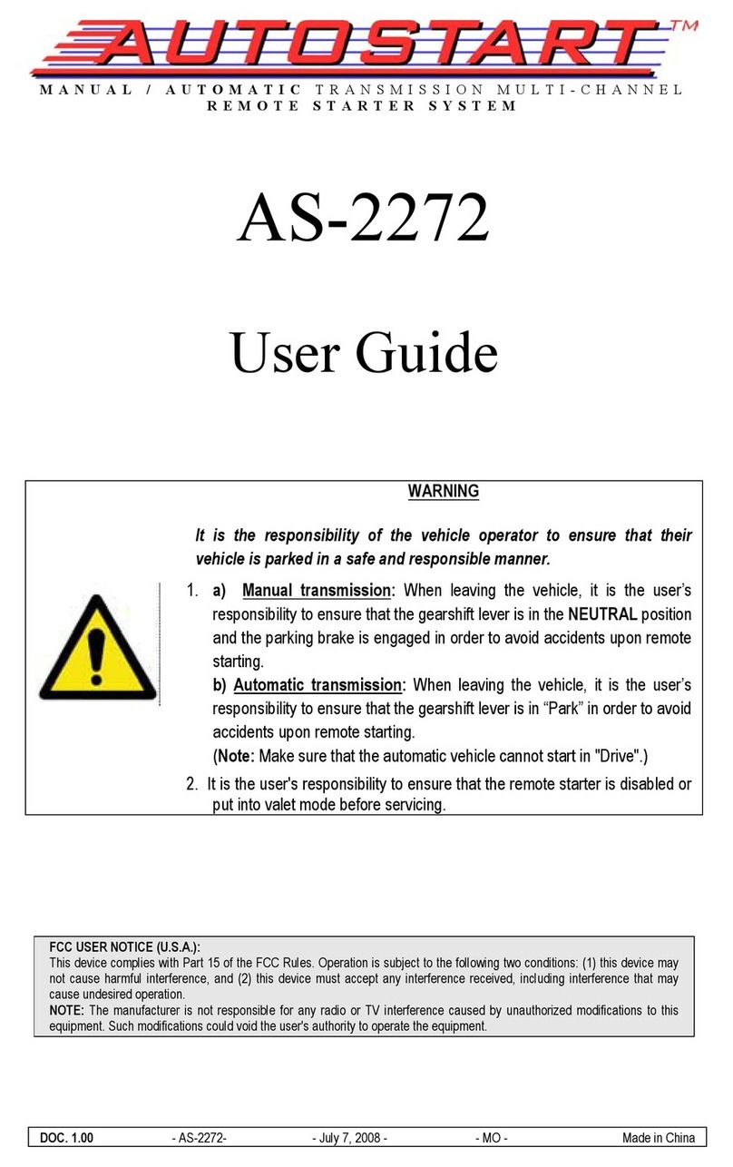 Autostart AS-2272 user guide