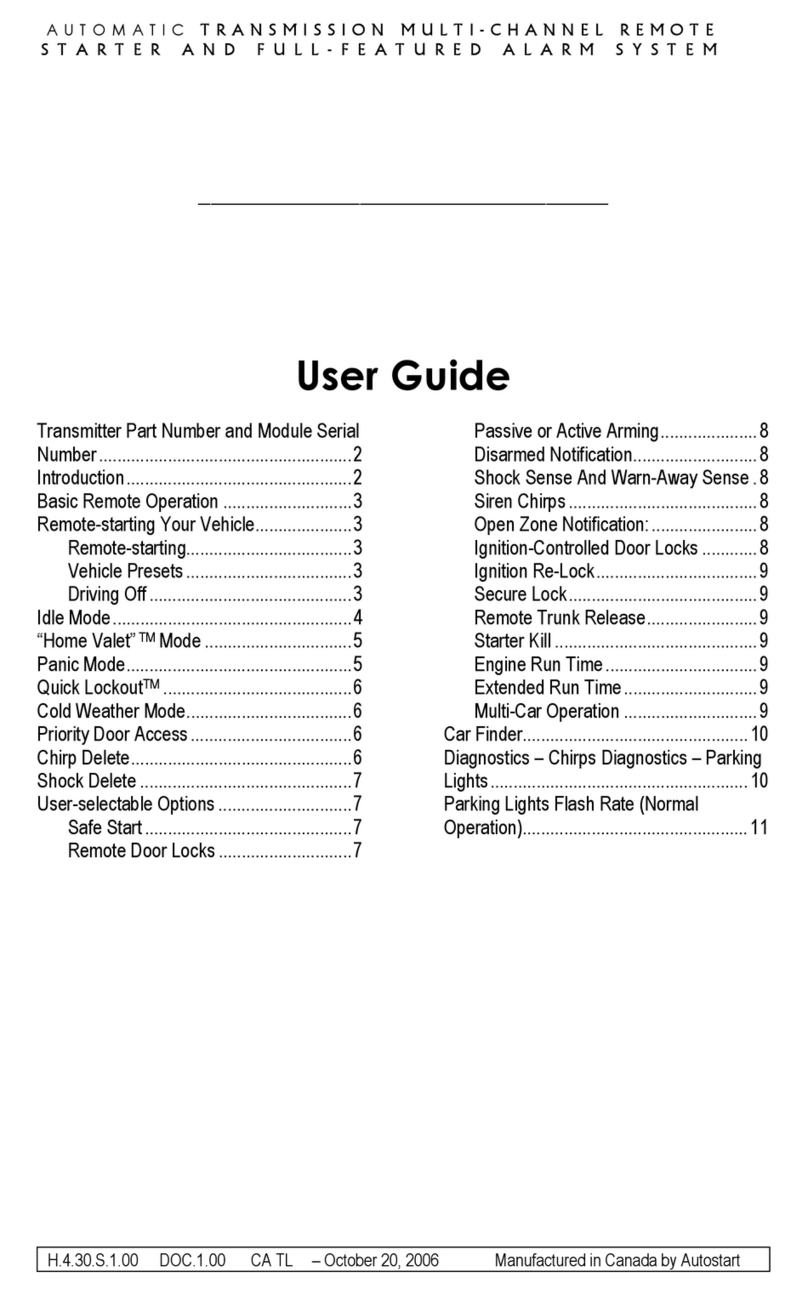 Autostart AS-6210 User manual
