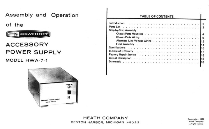 Heathkit Heathkit HWA-7-1 Operation manual