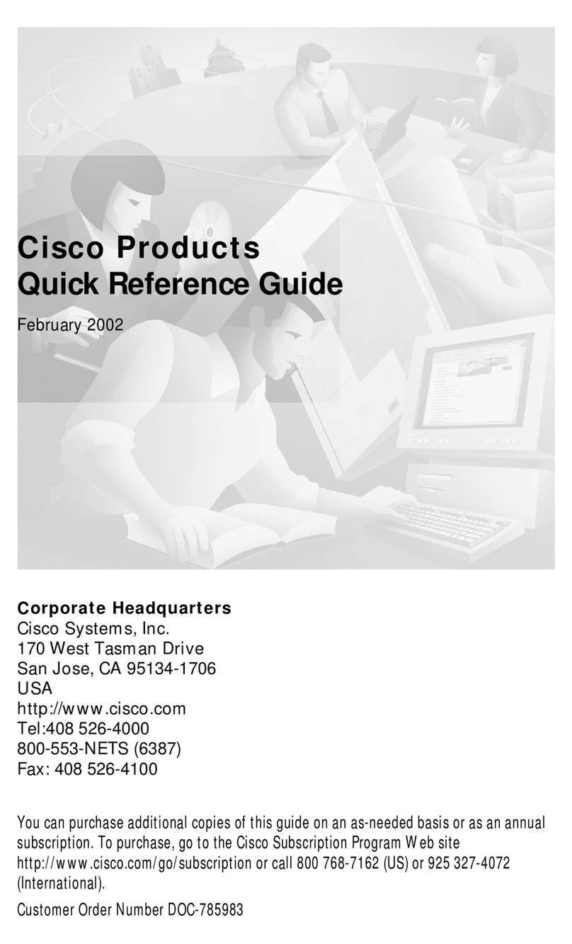 Cisco DOC 785983 User manual Cisco DOC 785983 User manual