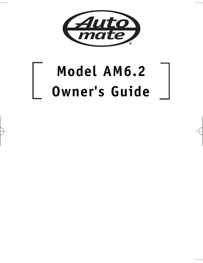 Auto Mate AM6.2 owner's guide