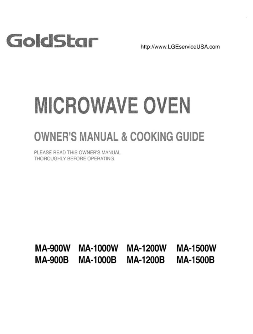 Goldstar MA-900W Use and care manual