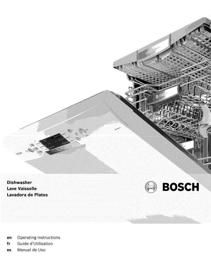 Bosch SPE5ES55UC User manual Bosch SPE5ES55UC User manual