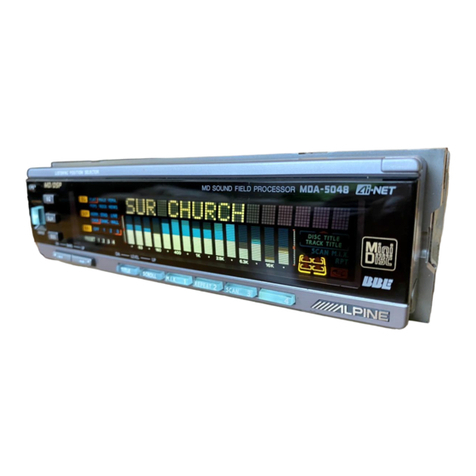 Alpine MDA-5048 User manual