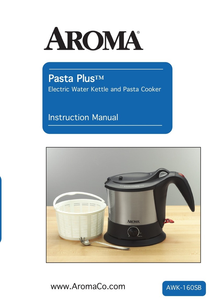 Aroma AWK-160SB instruction manual