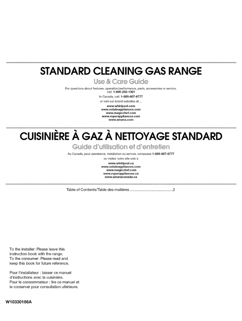 Whirlpool STANDARD CLEANING W10330186A Use & care guide