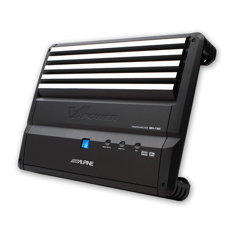 Alpine MRA-F355 User manual
