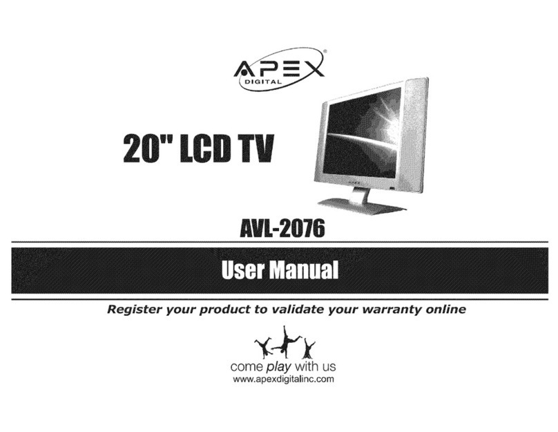 Apex Digital AVL-2076 User manual Apex Digital AVL-2076 User manual