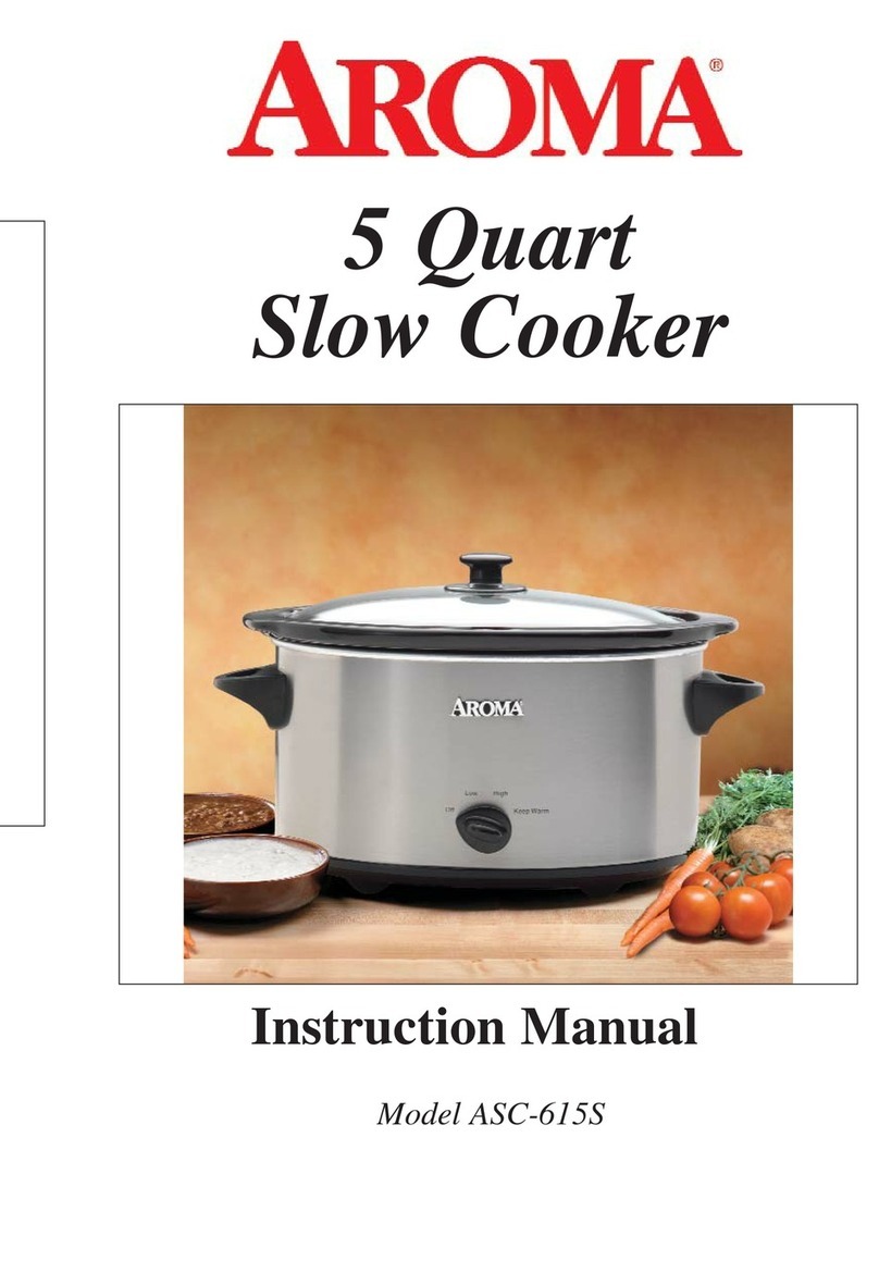 Aroma ASC-615S instruction manual