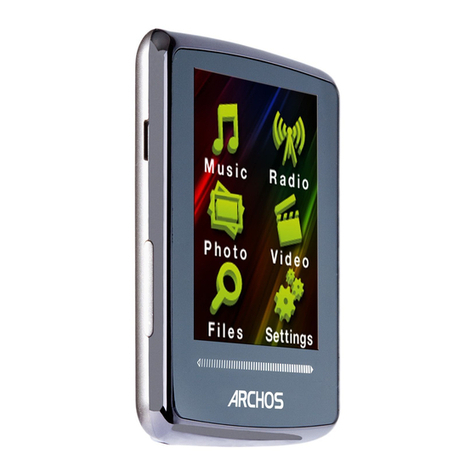 Archos 20d Vision User manual