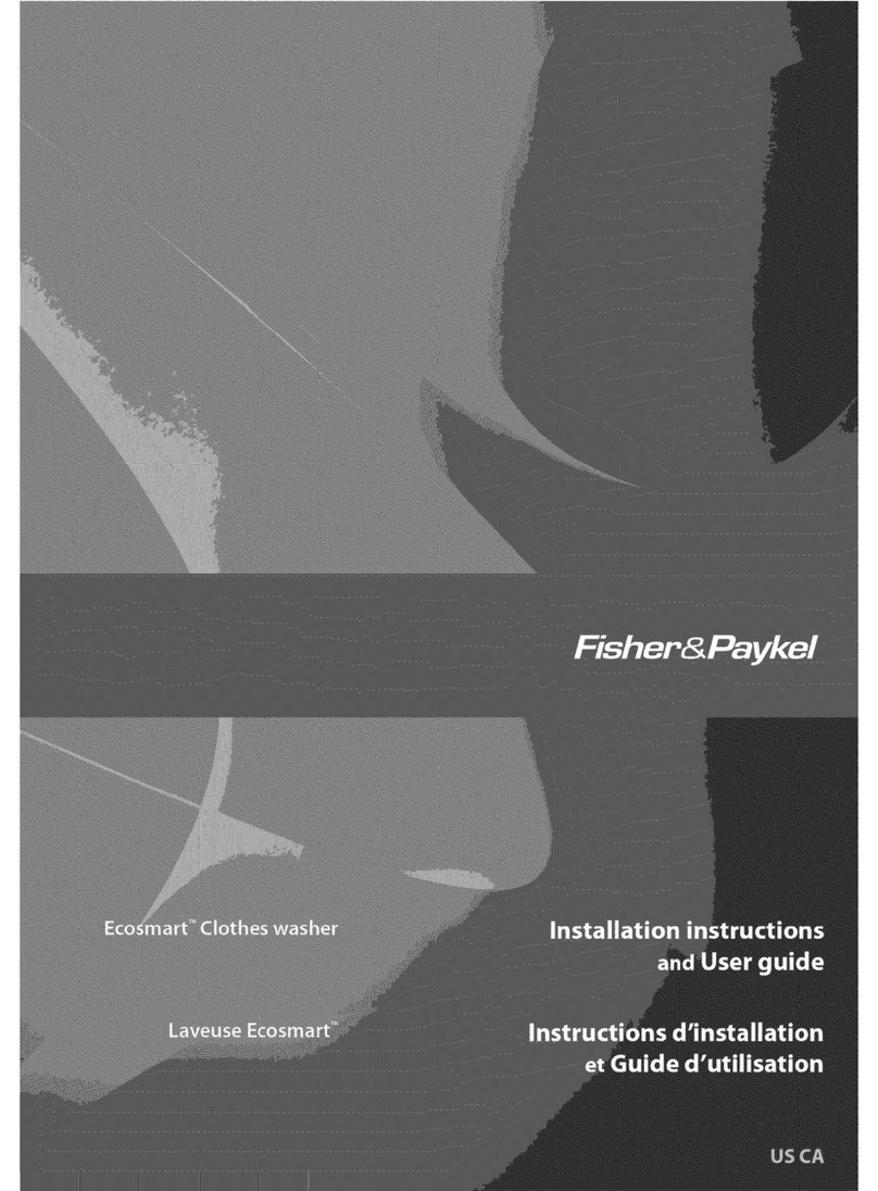 Fisher & Paykel Ecosmart Clothes Washer Wiring diagram