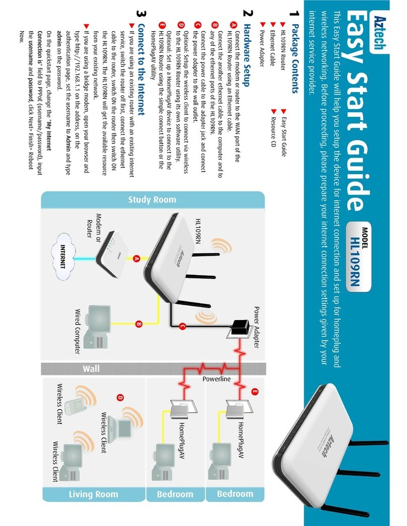 Aztech HL109RN Instructions for use